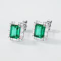 Emerald Studs large