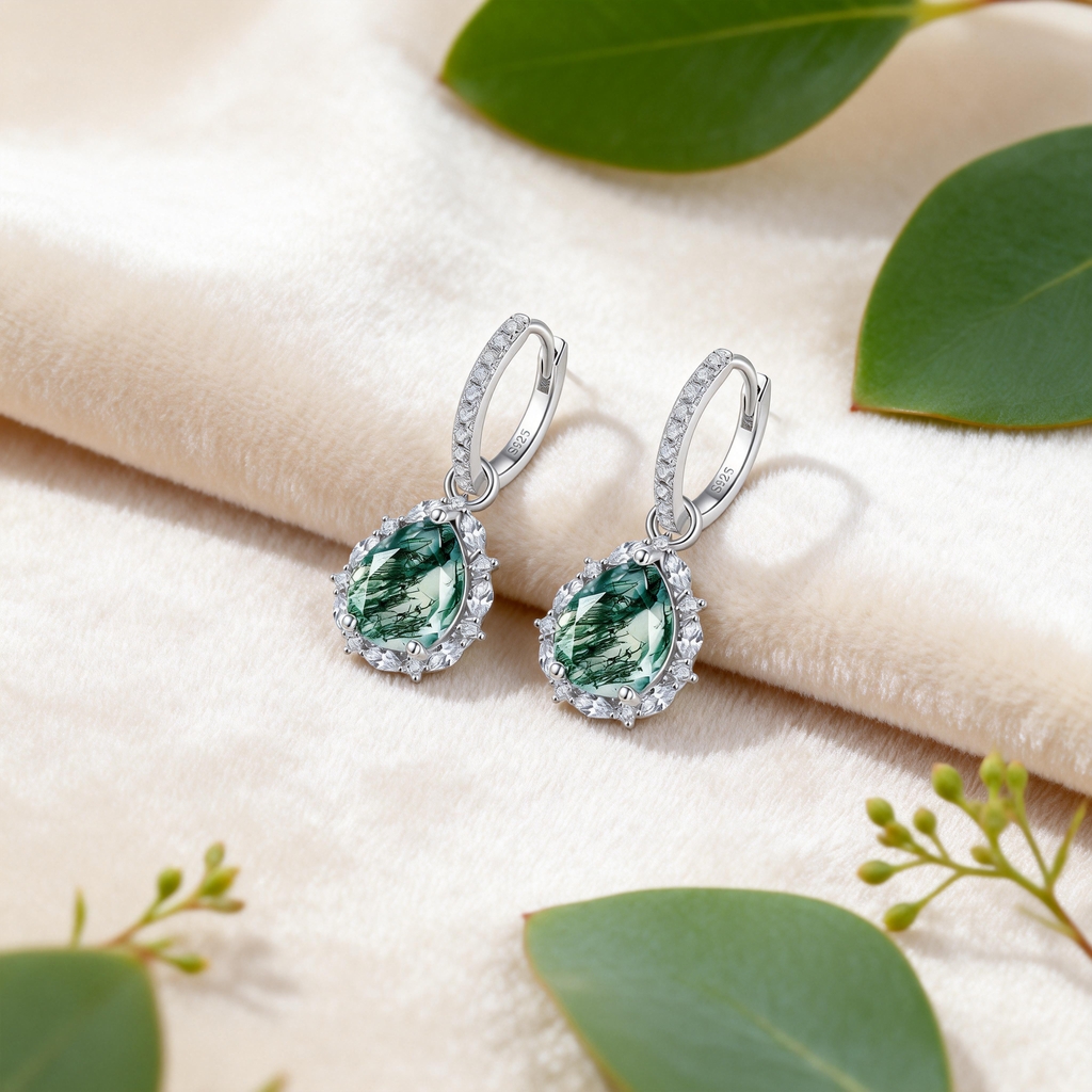 Moosstein Nieten Wassertropfen