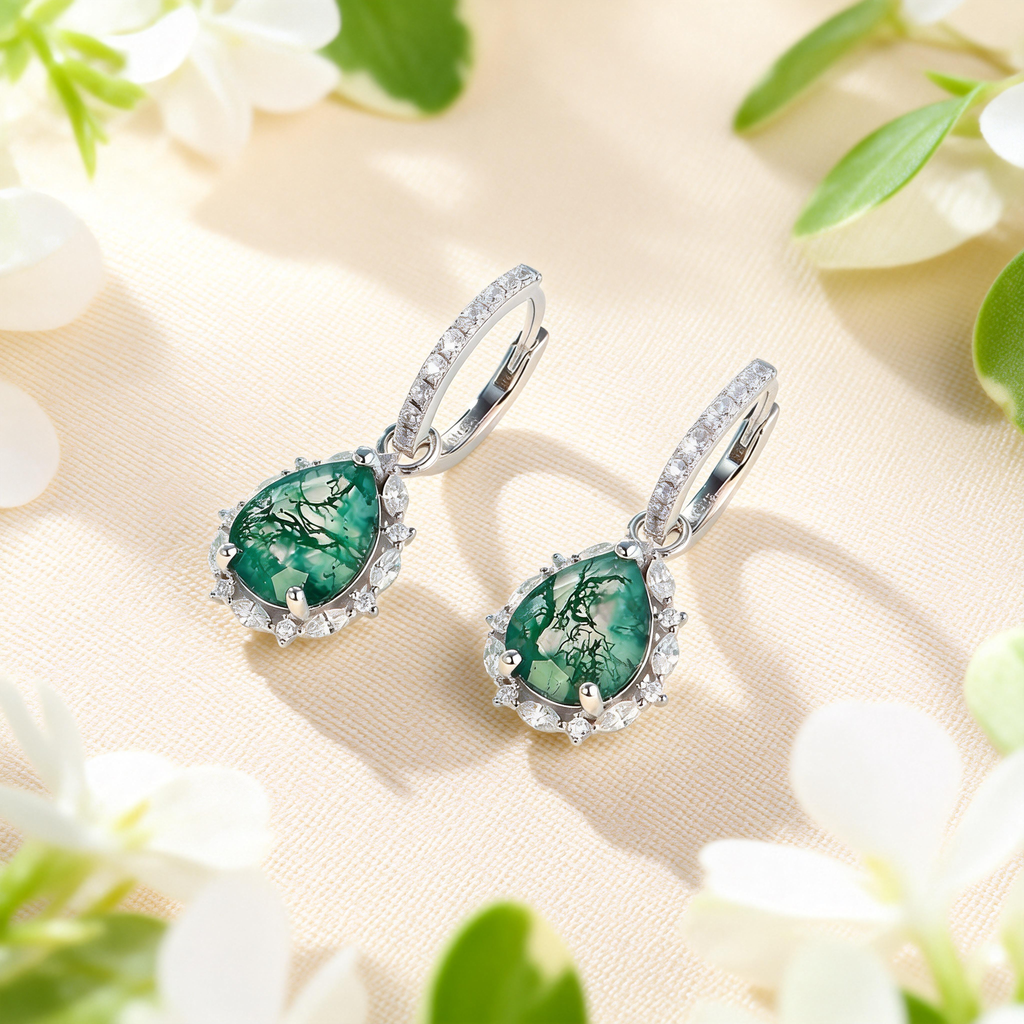 Moosstein Nieten Wassertropfen