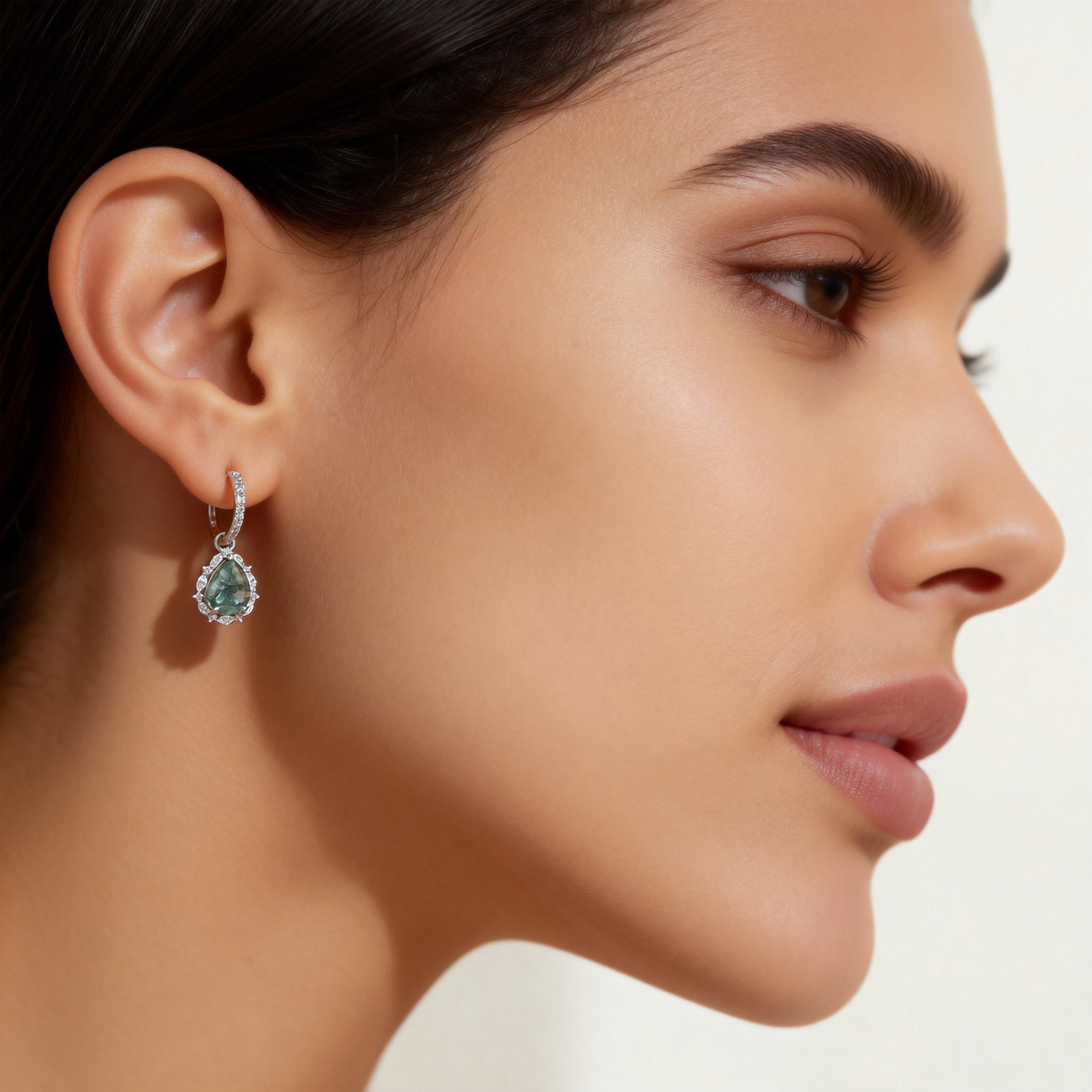 Moosstein Nieten Wassertropfen